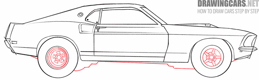 drag car drawing tutorial