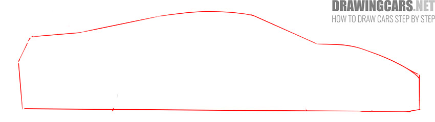 How to Draw a Race Car fast