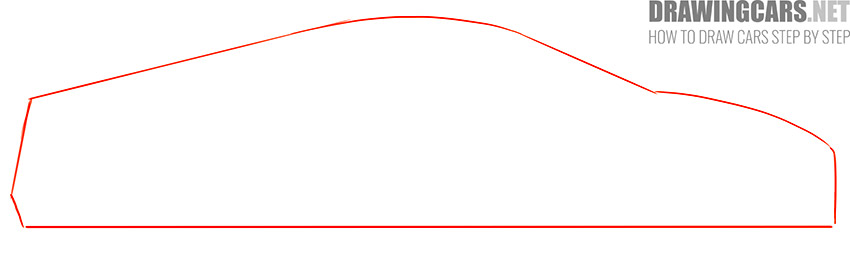 How to Draw an Audi R8 sportcar