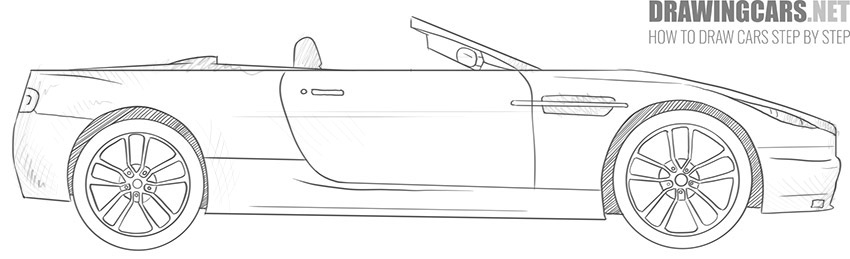 How to Draw a Cabriolet Car