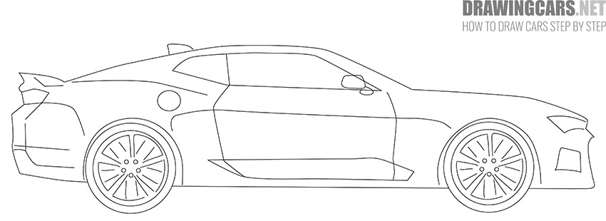 How to Draw a Coupe Car for Beginners