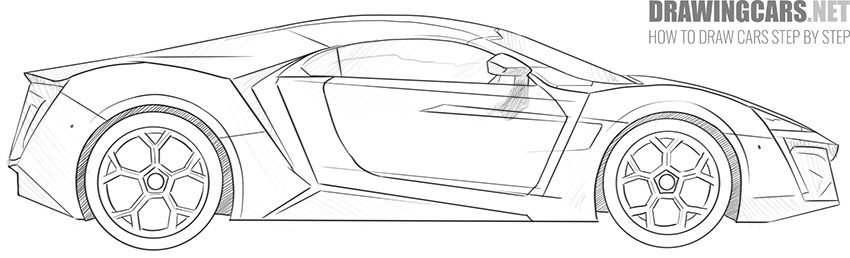 How to Draw a Sports Car
