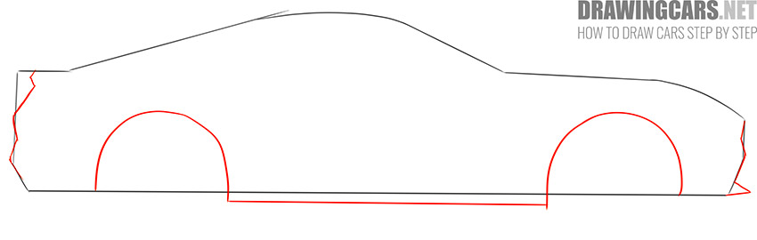 How to Draw a Ford Mustang Step by Step sportcar