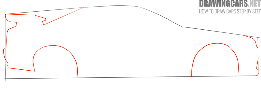 How to Draw a Racing Car drawning