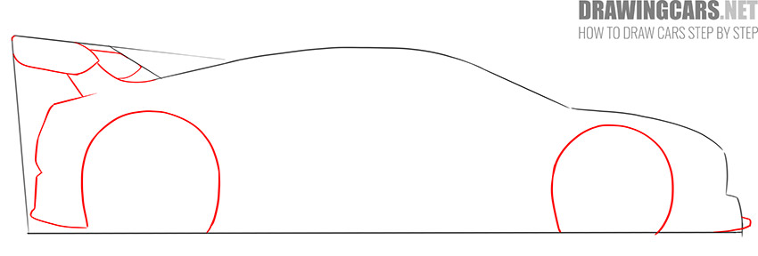How to Draw a Racing Car for Beginners fast