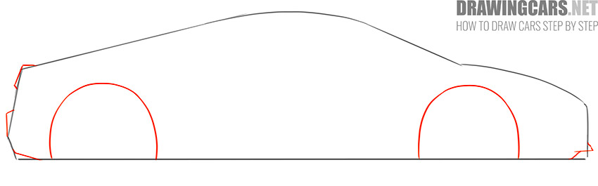 How to Draw an Audi R8 drawing