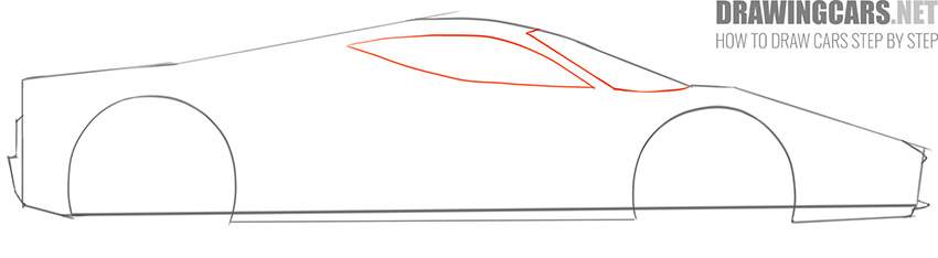 Ferrari drawing tutorial