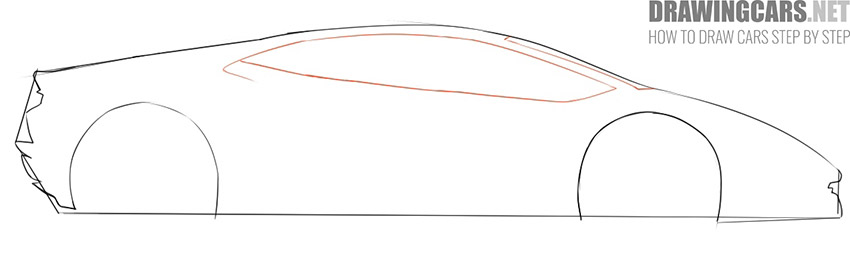 How to Draw a Lamborghini supercar