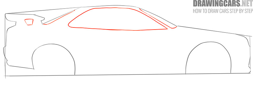 How to Draw a Racing Car quickly