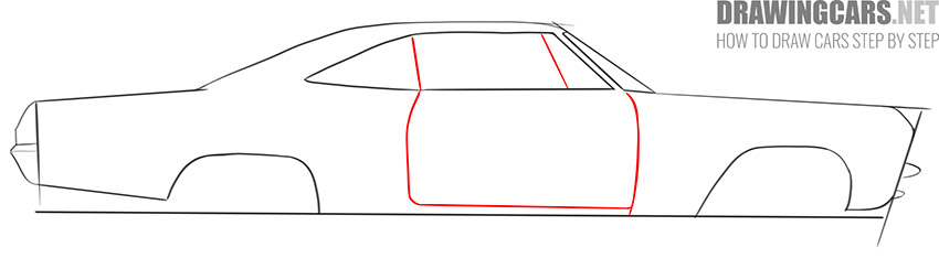 How to Draw a Classic Car for Beginners drawing