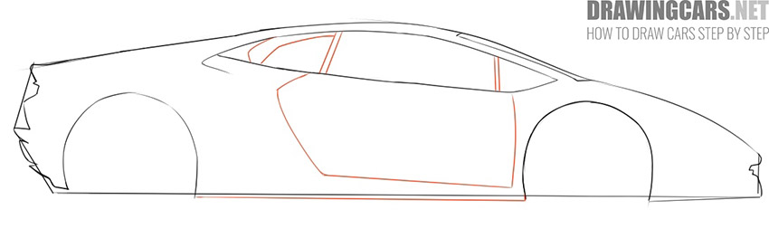 Lamborghini drawing lesson