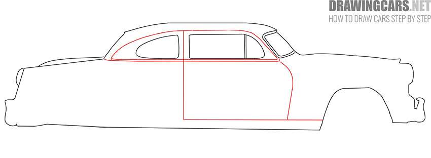 How to draw an Old car step by step vintage