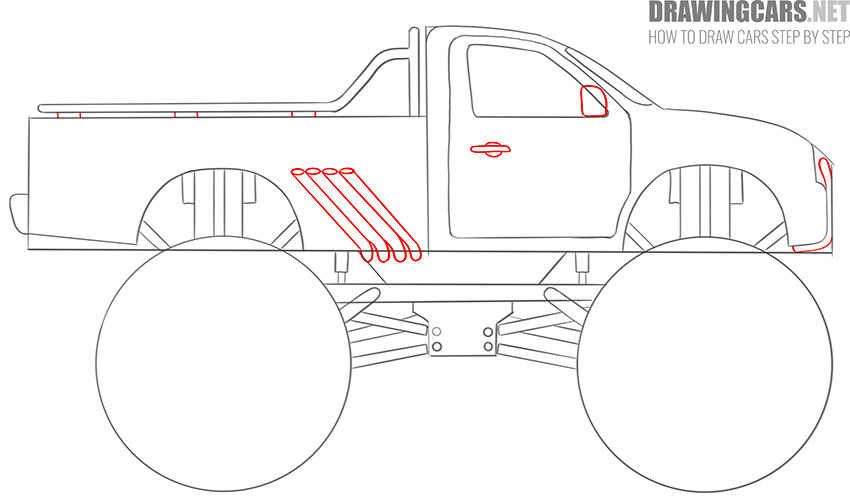 How to Draw a Monster Truck for Beginners guide
