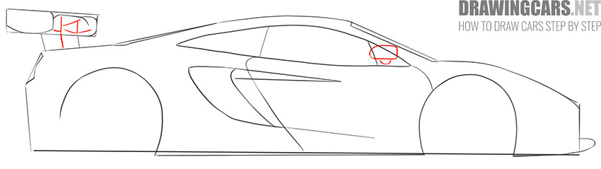 How to Draw a Race Car simple
