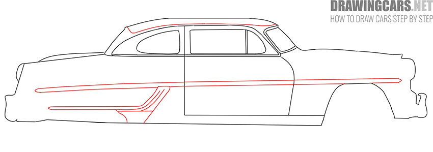 How to draw an Old car step by step drawing