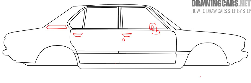 old car drawing tutorial