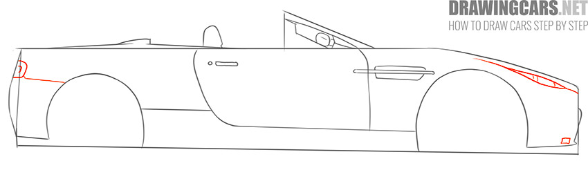 How to Draw a Cabriolet Car guide