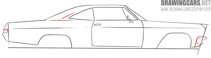 How to Draw a Classic Car for Beginners tutorial