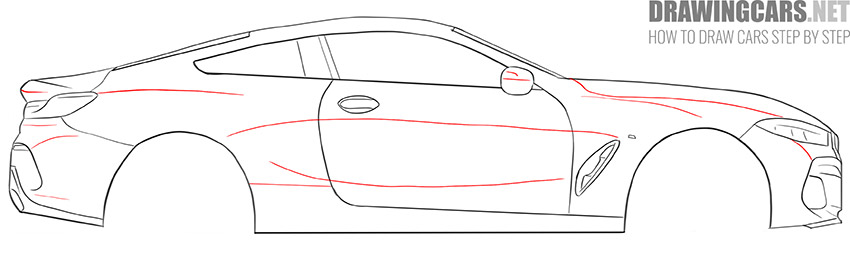 How to Draw a BMW for Beginners simple