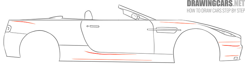 How to Draw a Cabriolet Car tutorial