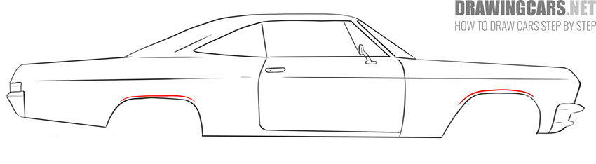 How to Draw a Classic Car for Beginners lesson