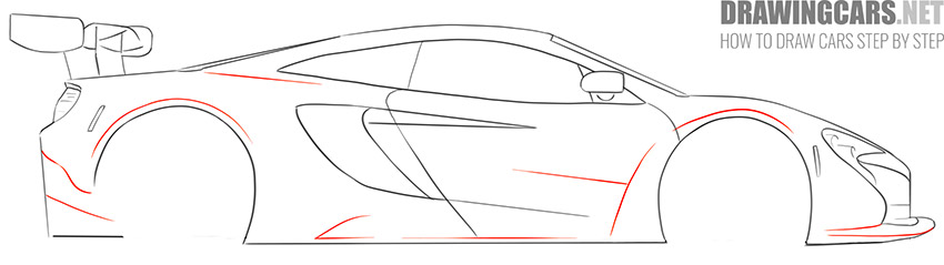 How to Draw a Race Car lesson