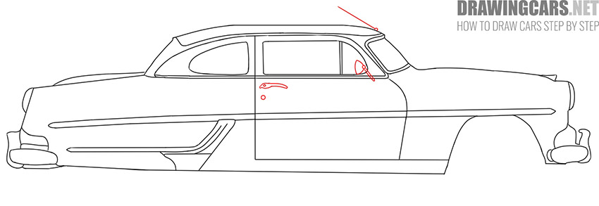 How to draw an Old car step by step guide