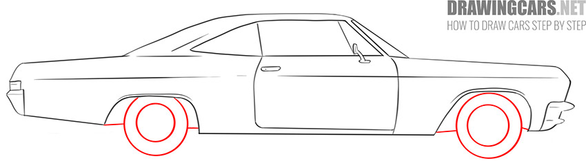 How to Draw a Classic Car for Beginners simple