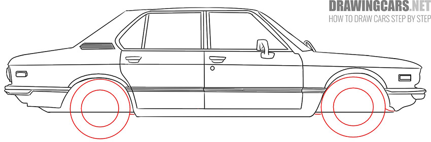 How to draw an old car easy