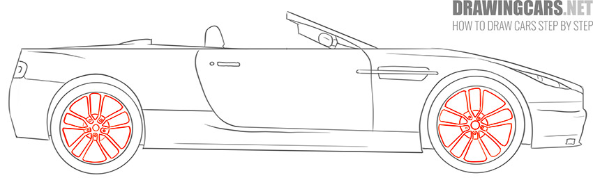 How to Draw a Cabriolet Car lesson