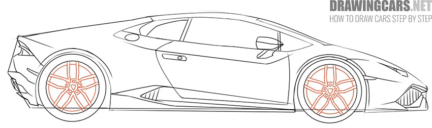 How to Draw a Lamborghini easy