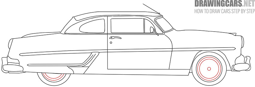 How to draw an Old car step by step easy