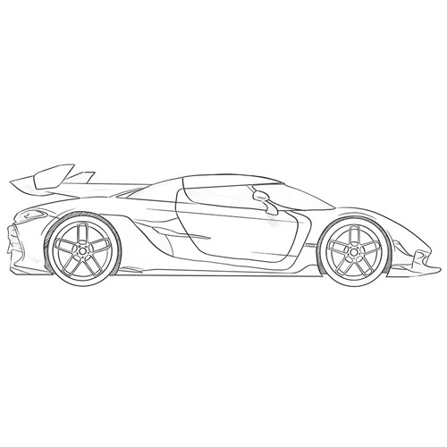 How to Draw a Lykan Hypersport