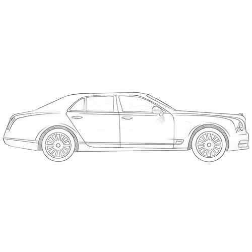 How to Draw a Rolls Royce