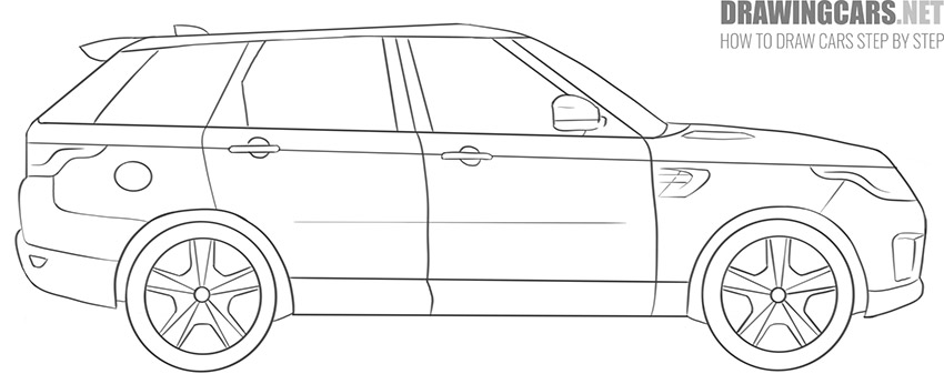 How to Draw a SUV for beginners