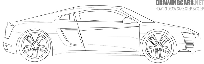 How to Draw a Supercar for Beginners