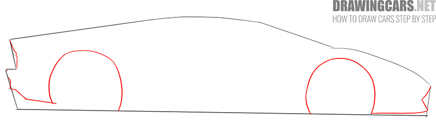 How to Draw a Supercar for Beginners fast