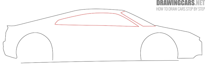 How to Draw a Supercar for Beginners drawing
