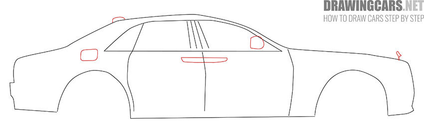How to Draw a Rolls Royce for beginners guide