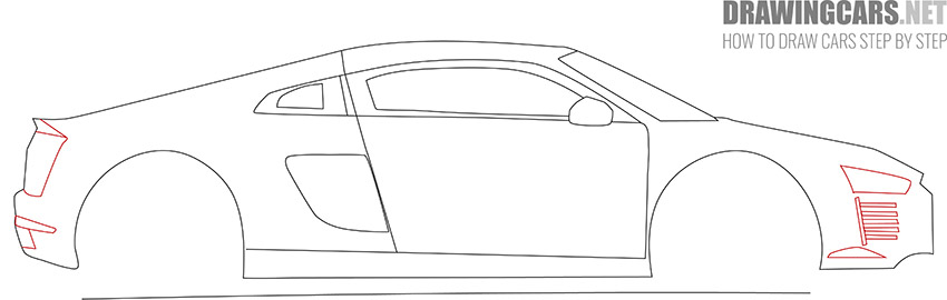 How to Draw a Supercar for Beginners tutorial