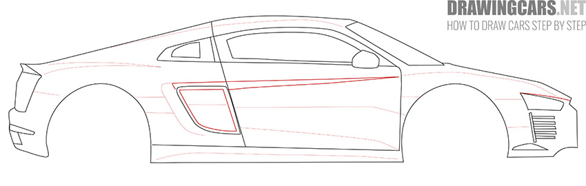 How to Draw a Supercar for Beginners lesson