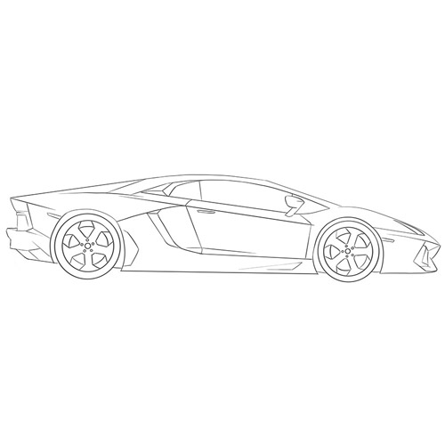 How to Draw a Sports Car for Beginners