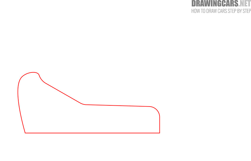 how to draw a forklift truck