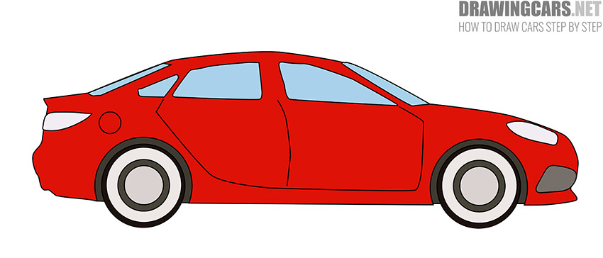 car drawing cartoon