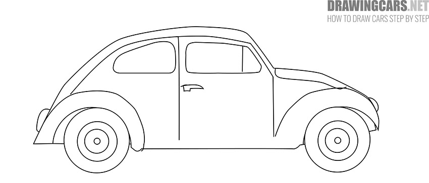 old volkswagen beetle drawingold volkswagen beetle drawing