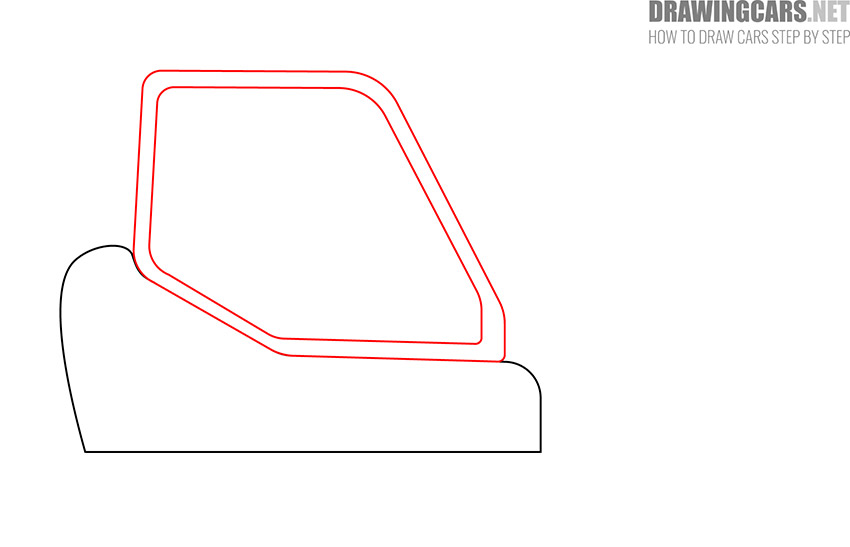 how to draw a simple forklift
