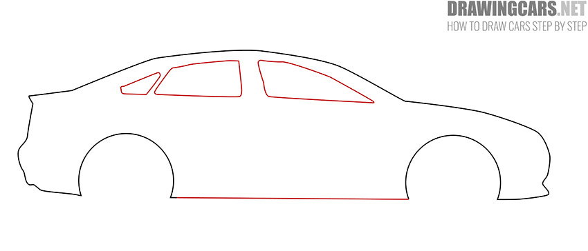 how to draw a car cartoon