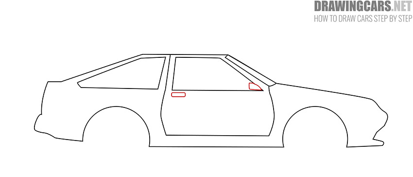 Coupe Car drawing guide