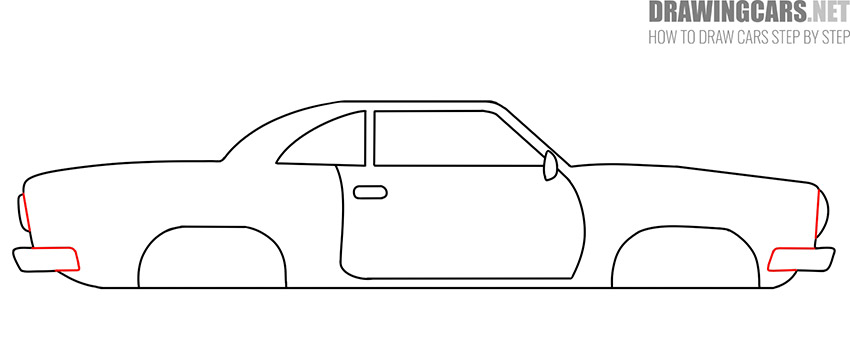 How to Draw a Classic Car for beginners