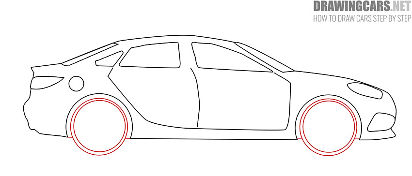 car drawing for kids